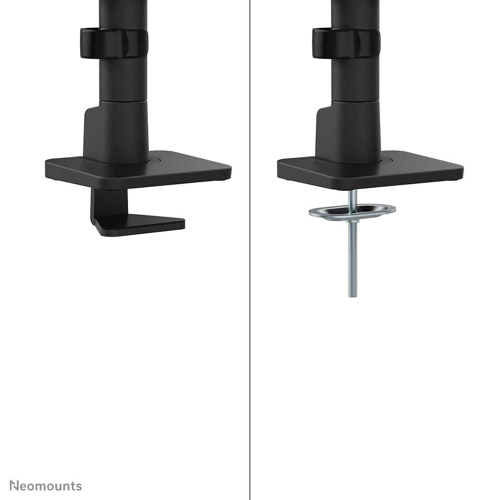 Neomounts DS65S-950BL2 Brazo de monitor 24-34" - resorte de gas - Topfix - multi ajustable - Tope-a-180°